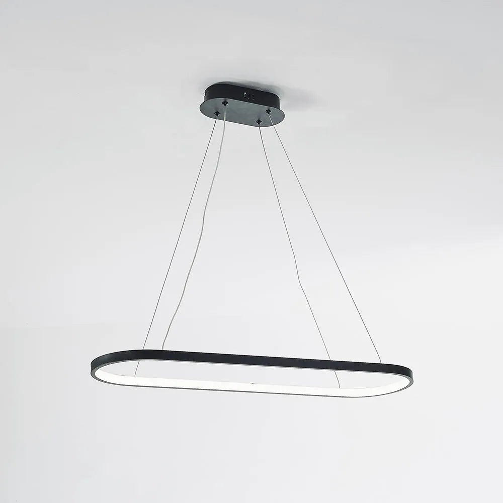 Avenor Minimalist Oval Interior Hanging Pendant Light-Neutral Decor