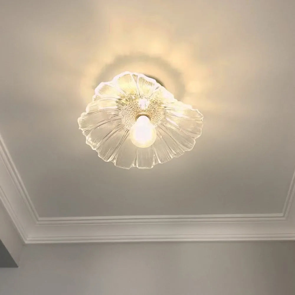 Lavor Flower Glass Ceiling/Pendant Light-Neutral Decor