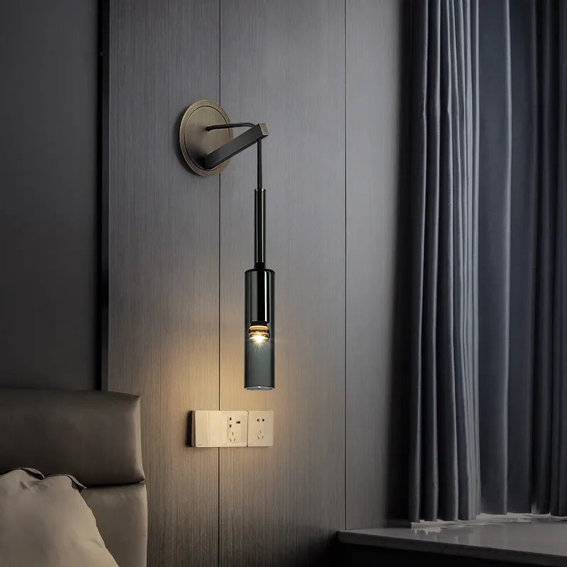 Drevo Wall Lamp/Pendant light Modern Glass Streamlined-Neutral Decor