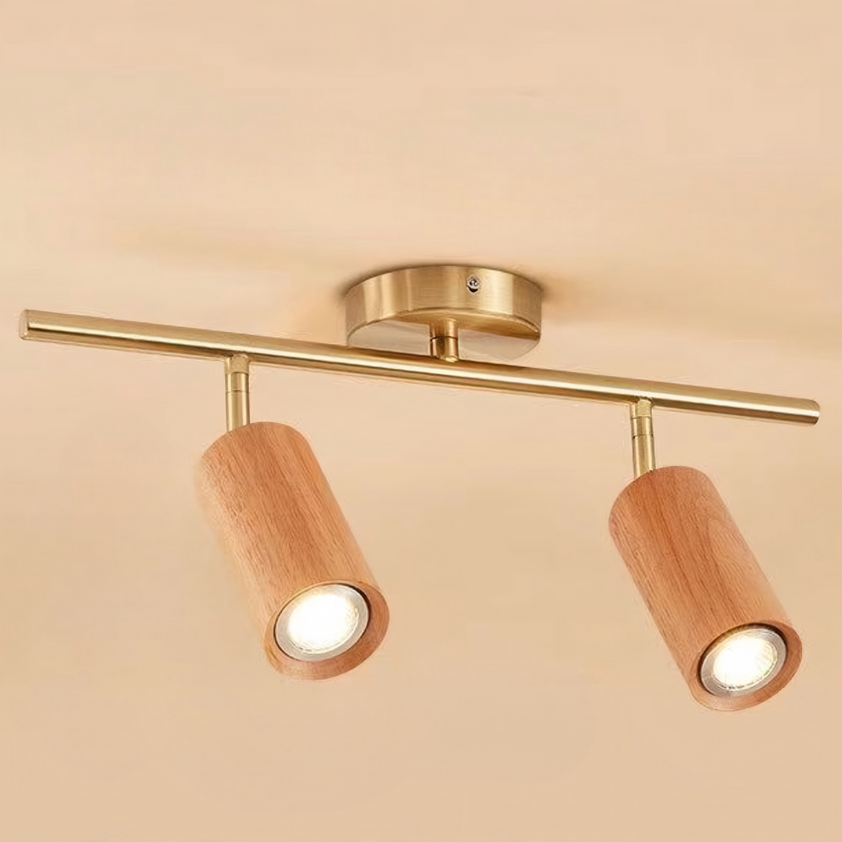 Elvarena Wooden LED Track Light