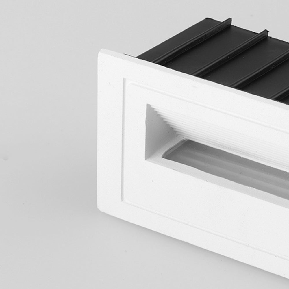 Masolem Modern Metal Square Outdoor Deck/Step Light, Black