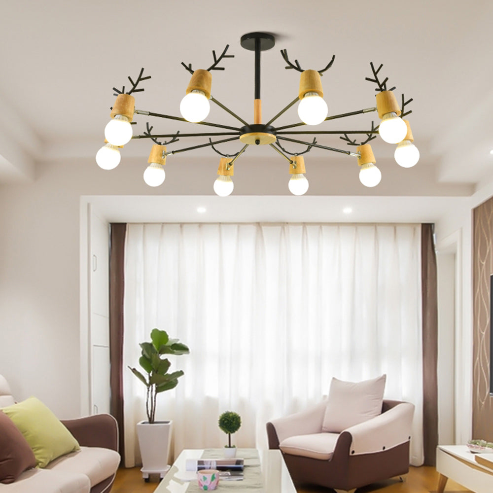 Netinik Deer Pendant Light, 7 Colour, 4 Style
