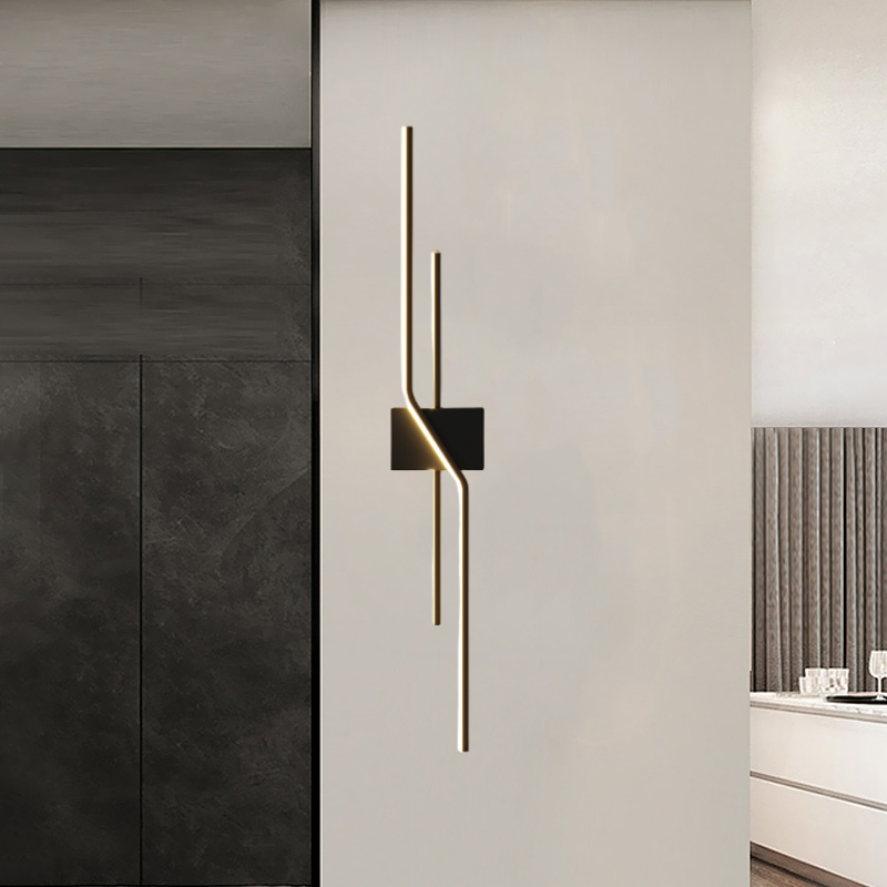 Batinem Minimalist Linear Metal Vanity Wall Light
