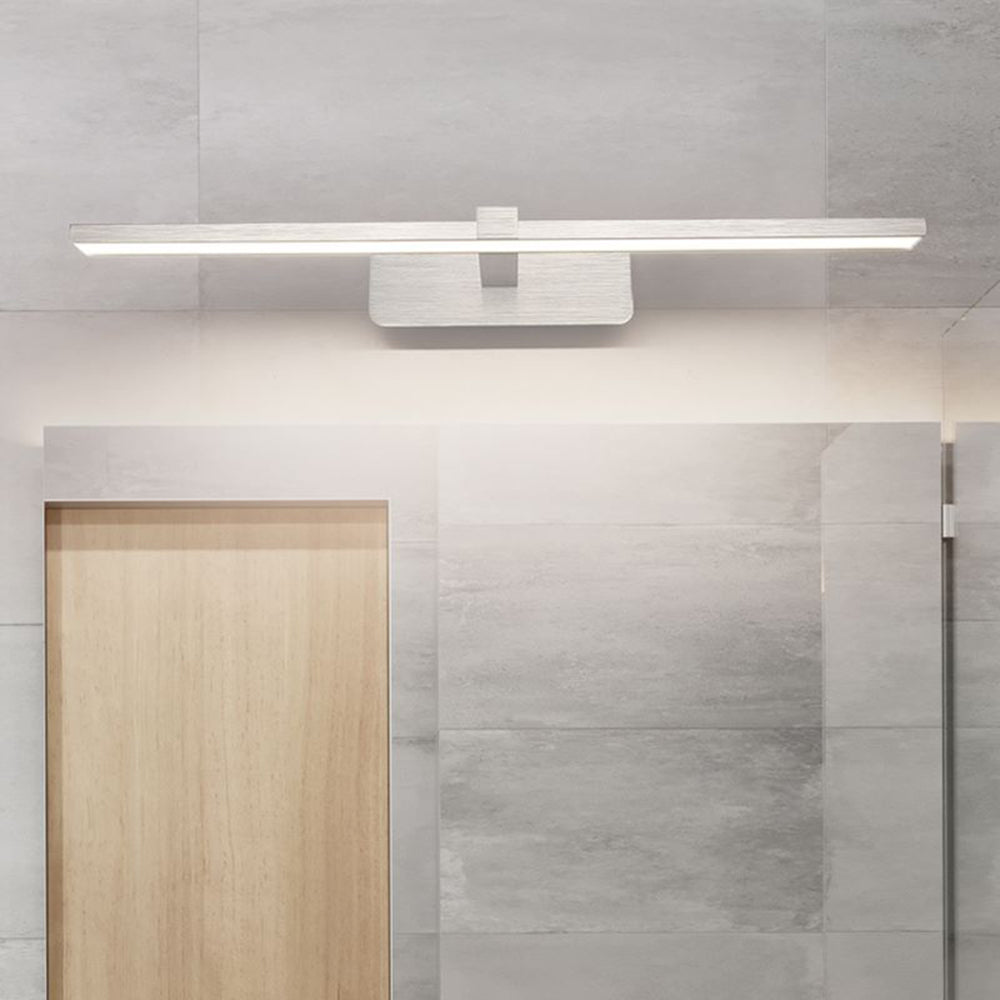 Belemus Nordic Linear Mirror Front Wall Lamp, Silver
