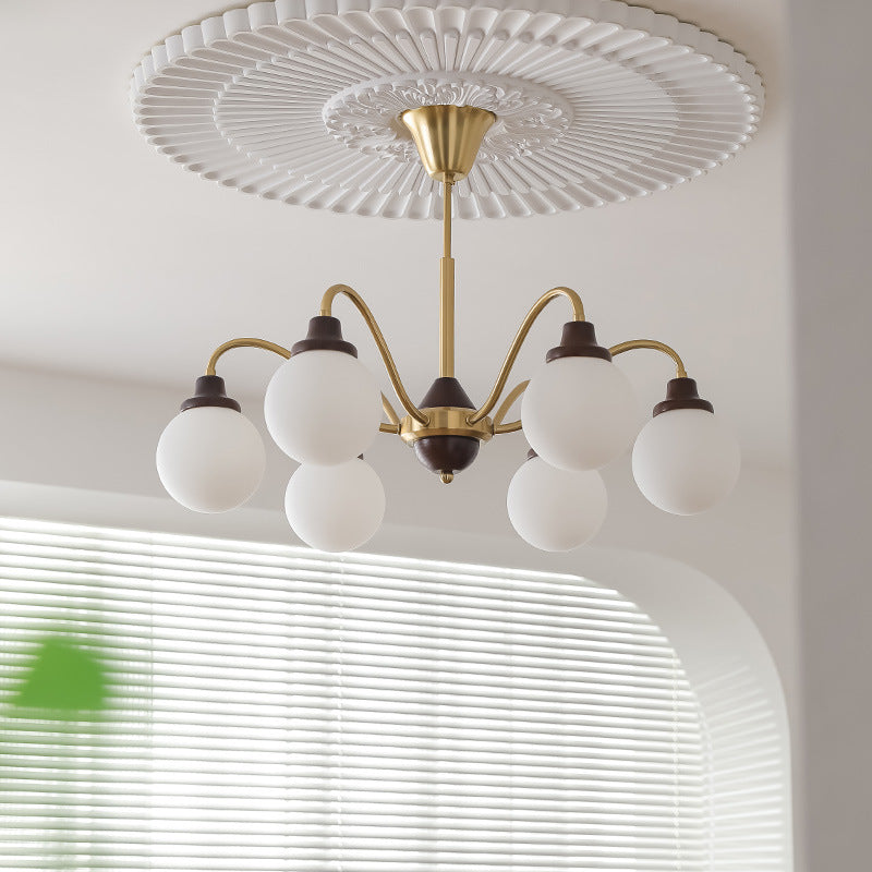 Hitalir French LED Chandelier Chrome Gold Living Room/Bedroom