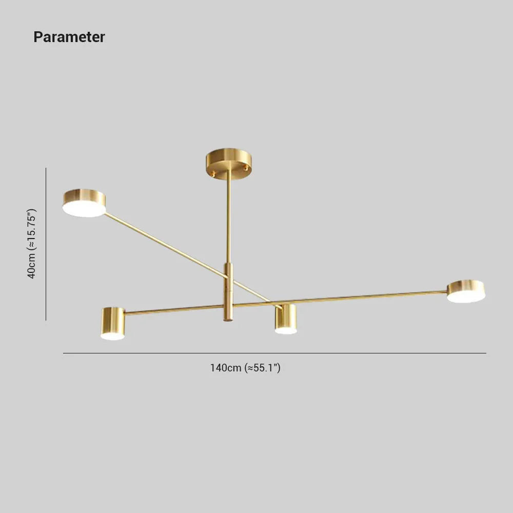 Keradod Pendant Light Branch Industrial Black/Gold, Bedroom