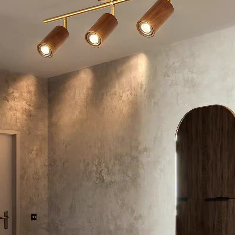 Elvarena Wooden LED Track Light