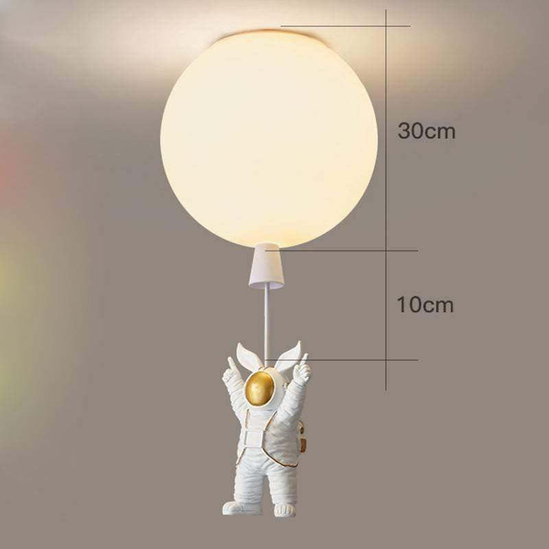 Fupogan Astronaut Balloon Flush Mount Ceiling Light, L 20/25/30/35cm