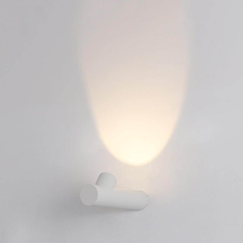 Bukorir Modern Waterproof Outdoor Wall Lighting, White & Black