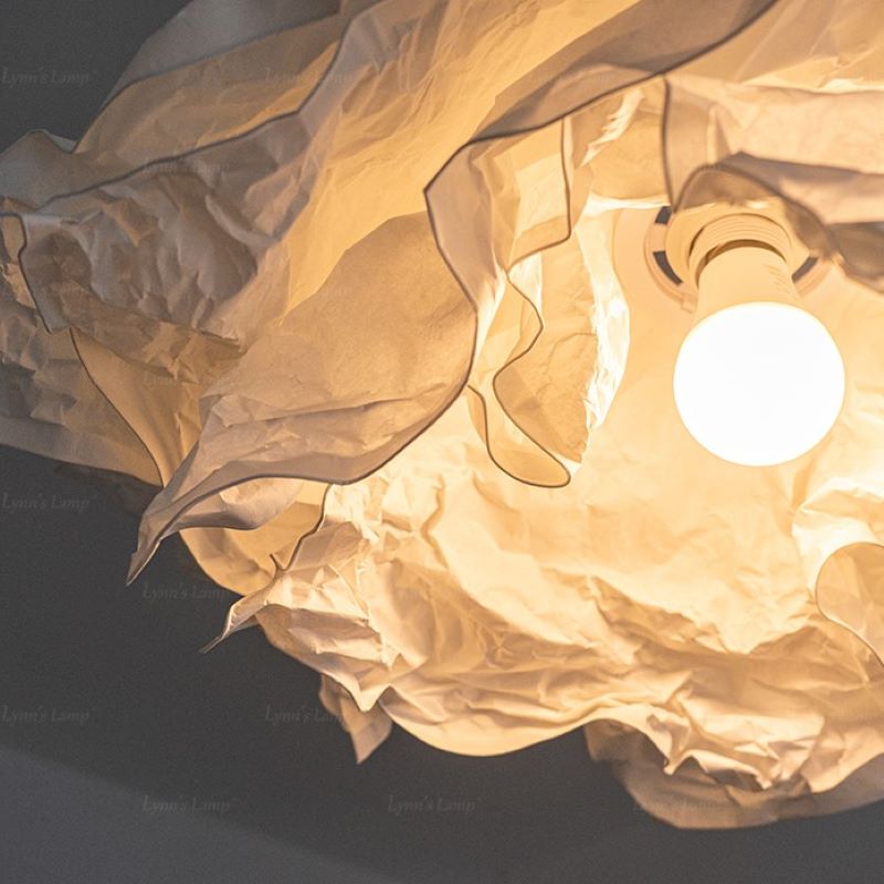 Jakimisa Pendant Light Wabi-sabi Cloud Paper