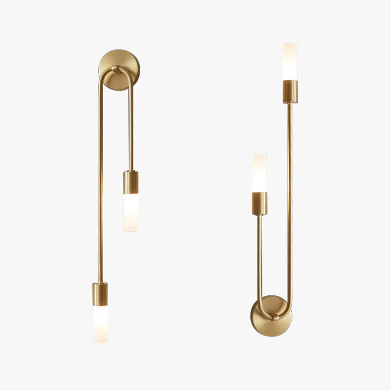 Nexor Modern Wall Sconce for Bedeside Gold 2 PCS-Neutral Decor