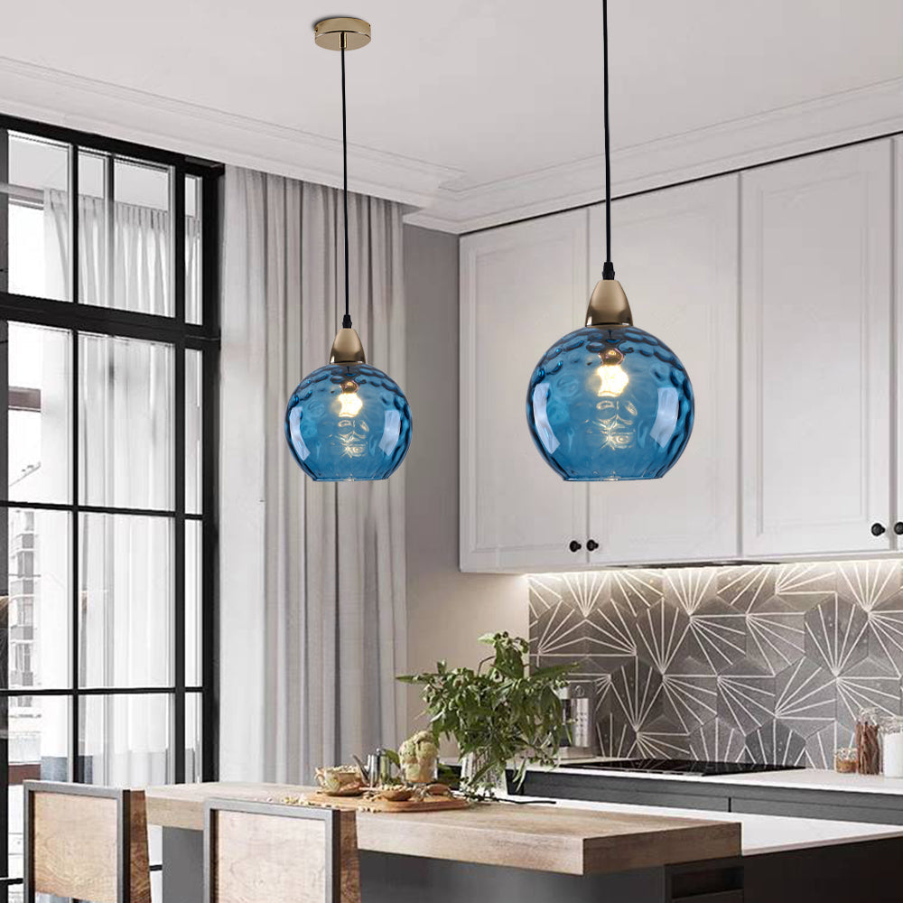 Avo Ripple Glass Pendant Lights-Neutral Decor