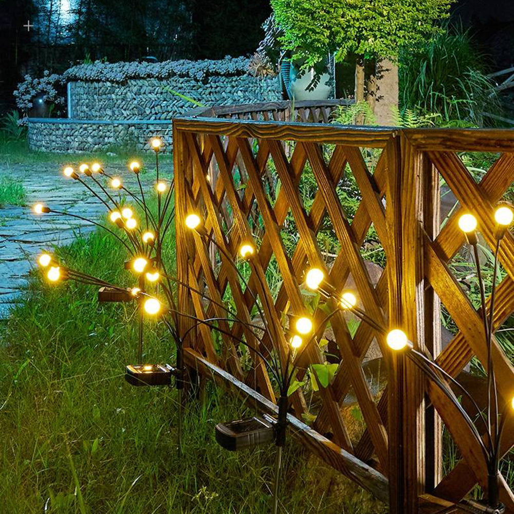Rigebik Modern Metal Firefly Multi Lamp holder Outdoor Decoration Post Light