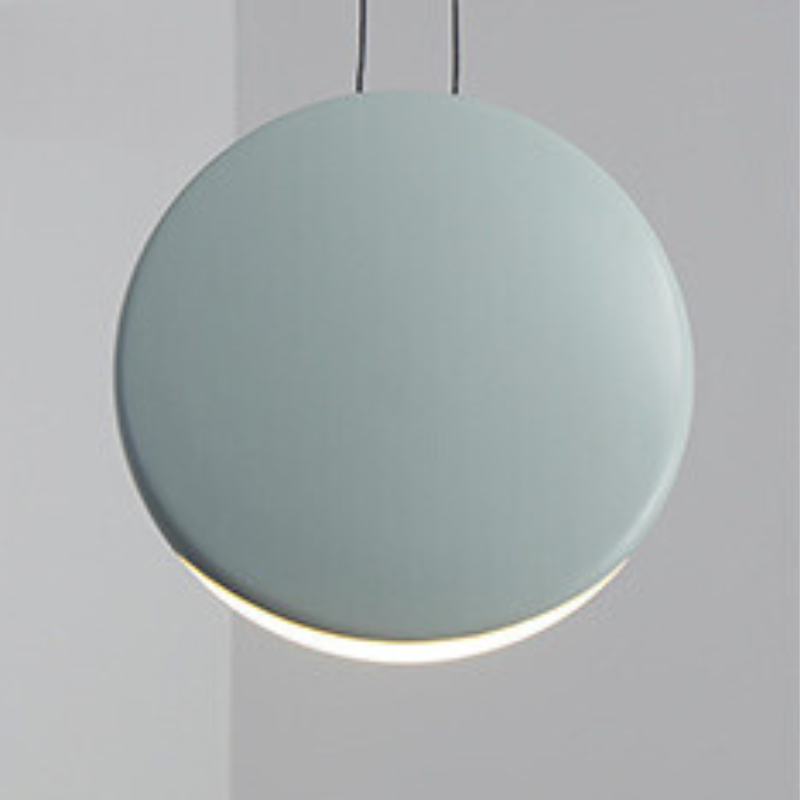 Gatusas Modern Pendant Light, Metal, Black/White/Green/Gray