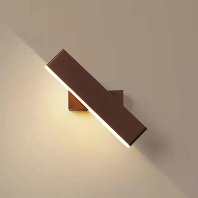 Lirel Rectangular Rotatable Wall Lamp-Neutral Decor