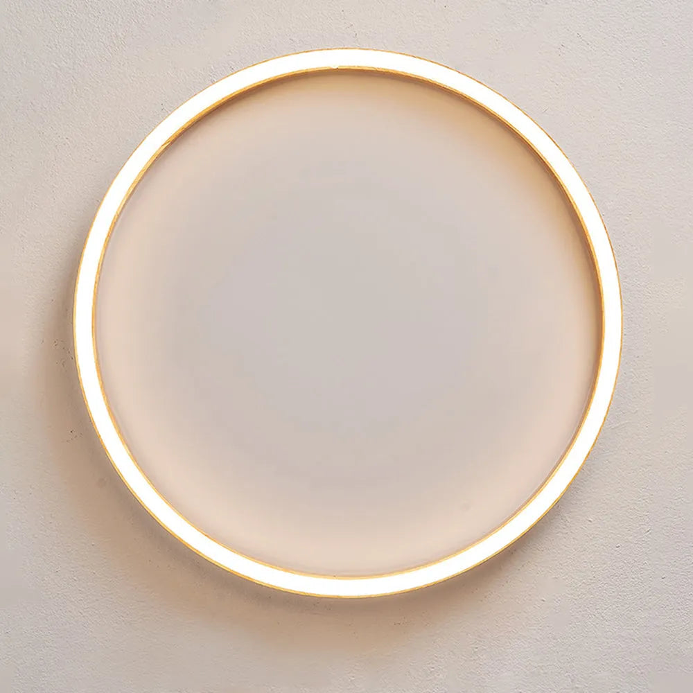 Solenor Ceiling Light Flush Mount Wood-Neutral Decor