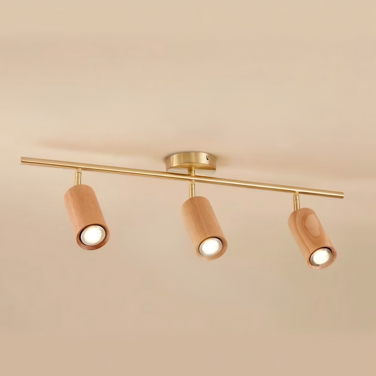 Elvarena Wooden LED Track Light