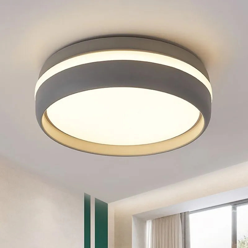 Lenior Ceiling Light Black Round-Neutral Decor