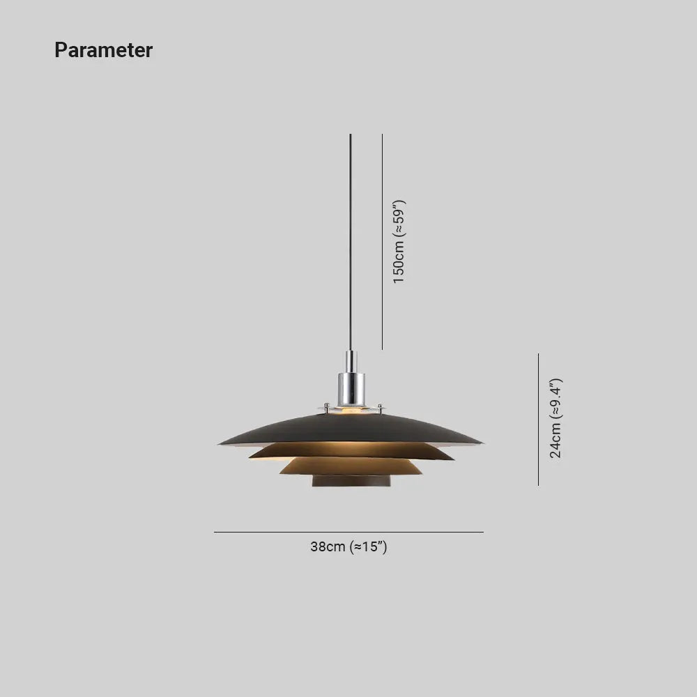 Milora Pendant Light Contemporary Minimalist Frisbee-Neutral Decor
