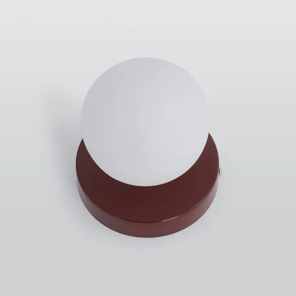 Velior Wall Lamp Round Globe Modern-Neutral Decor