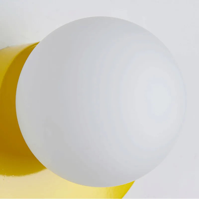 Solvire Wall Lamp Half Circle Globe-Neutral Decor