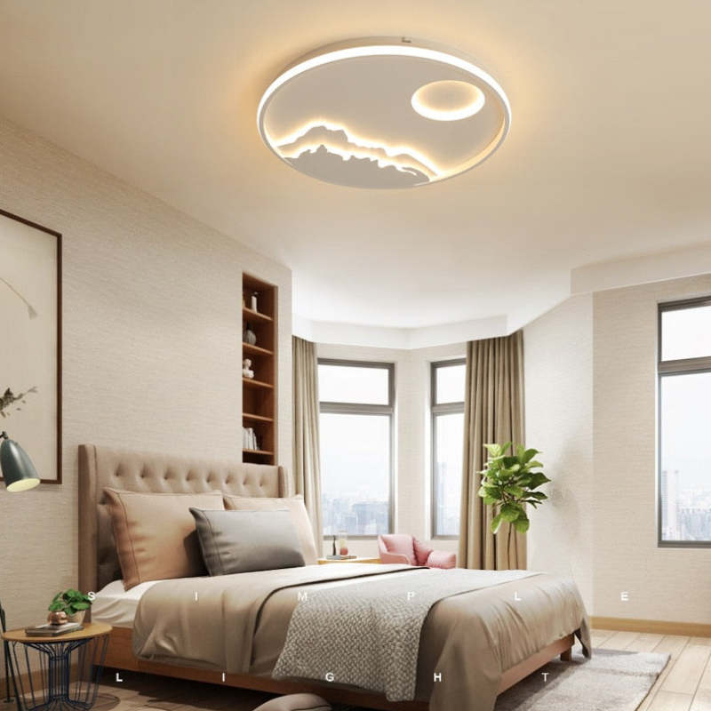 Kopikus Mountain View Flush Mount Ceiling Light