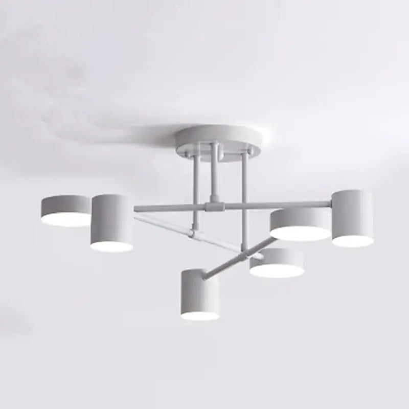Sorex Ceiling Light LED Flush Black/White/Gold 6 Head-Neutral Decor