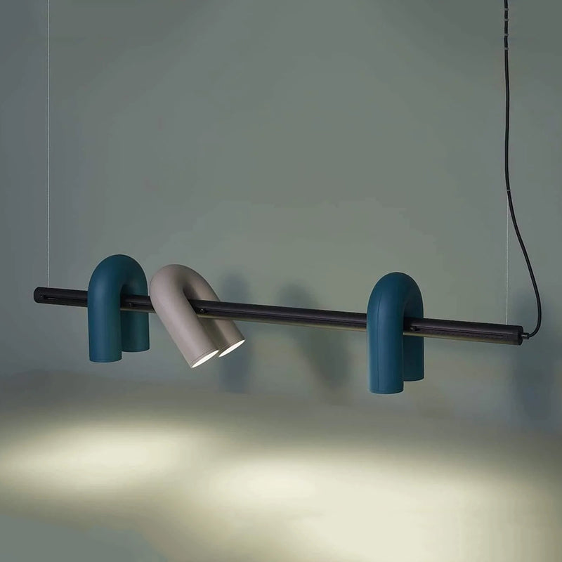 Gikumem Modern Pendant Light Linear With 3 U-Shaped Light