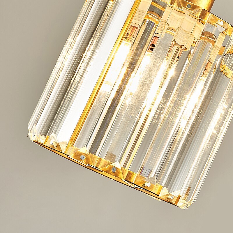 Maruvo Pendant Light Modern Cluster Cylinder Glass-Neutral Decor