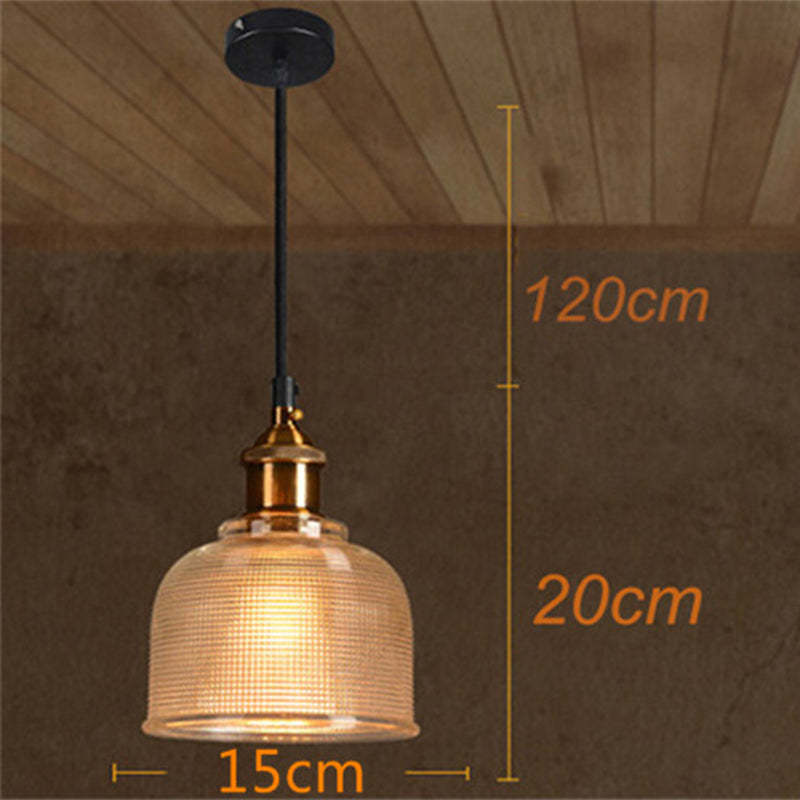 Juvoger Glass Art Deco Pendant Lights,Colorful