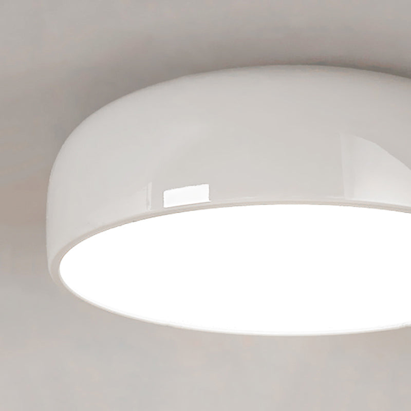 Febagin Modern Dish Shaped Metal Ceiling Light, Black/White