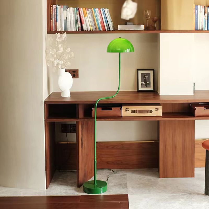 Tikolot Floor Lamp Mushroom Middle Ancient, Arc Metal, Green, Dining Room