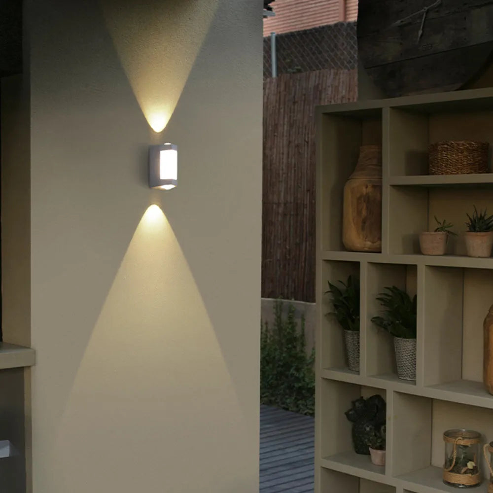 Alvoren Wall Lamp Nordic Up Down Outdoor White/Black-Neutral Decor