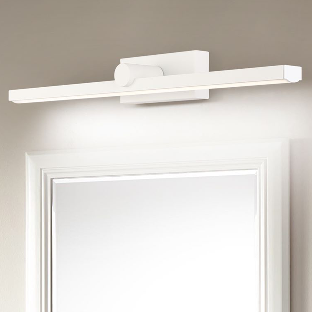 Dovaror Nordic LinearMetal Mirror Front Vanity Wall Lamp, White