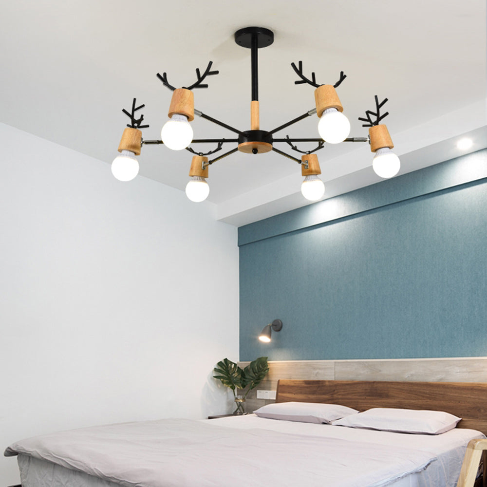 Netinik Deer Pendant Light, 7 Colour, 4 Style