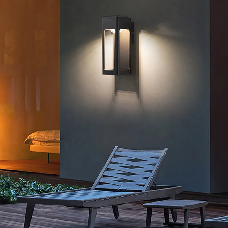 Teniq Modern Waterproof Minimalist Geometric Outdoor Wall Light-Neutral Decor