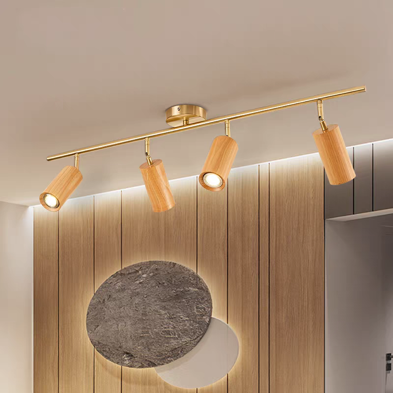 Elvarena Wooden LED Track Light