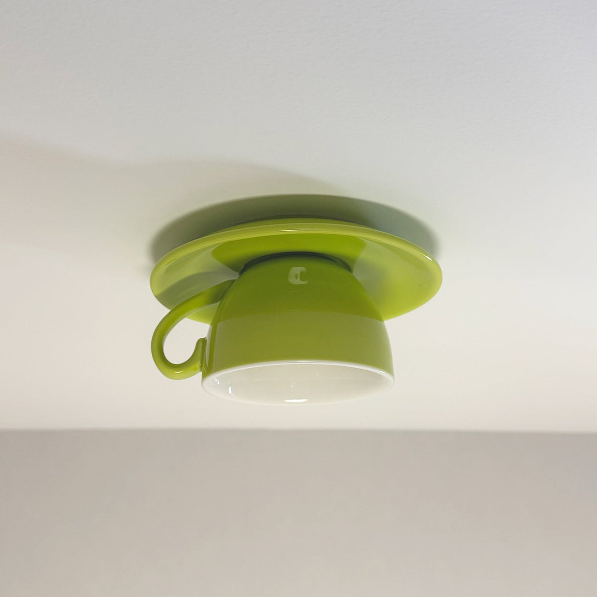 Rulenero Modern Coffee Cups Ceramic Flush Ceiling Lighting