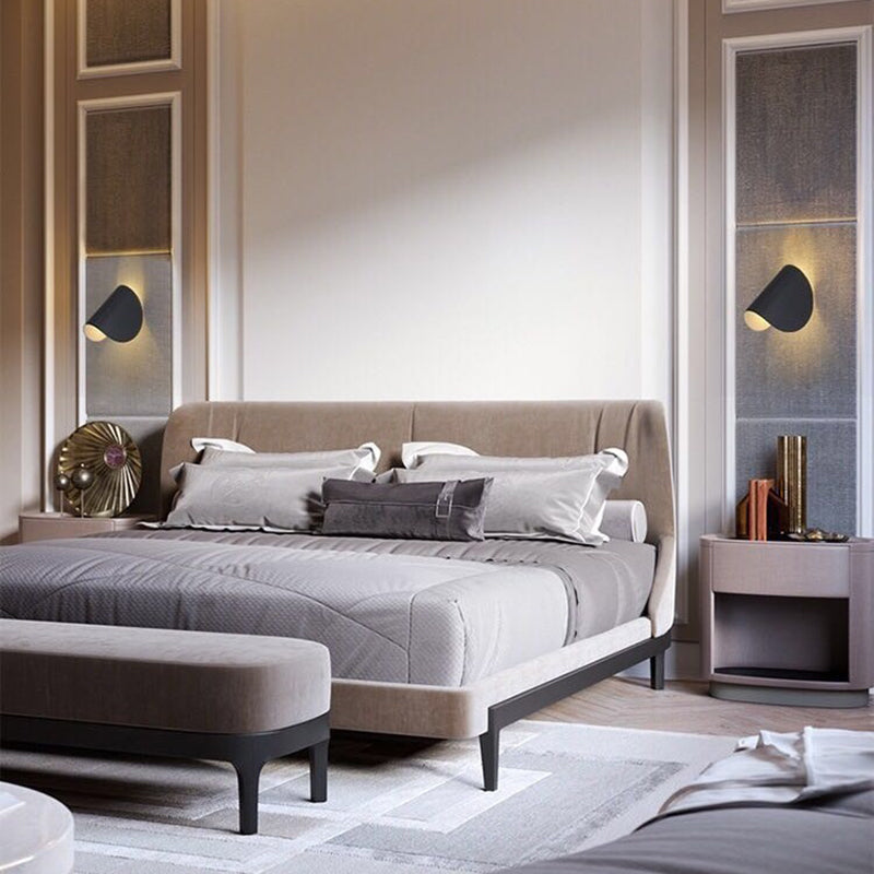 Kio LED Wall Reading Lamp 360° Rotatable, Bedside & Living Room-Neutral Decor