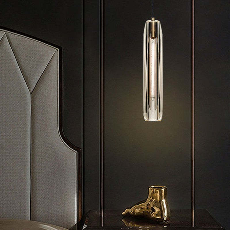 Orinex Brass Designer Glass Pendant Lamp Smoky-Neutral Decor