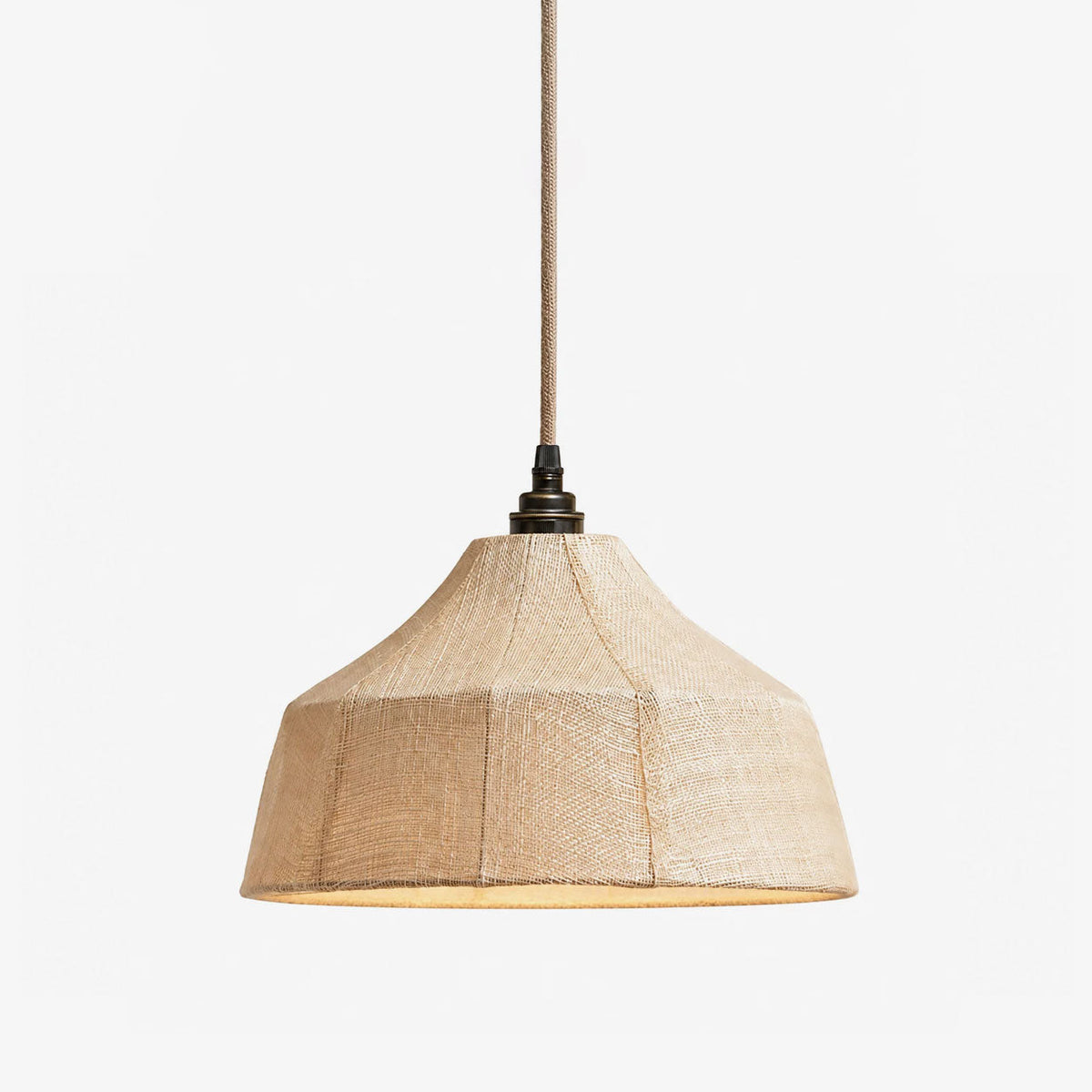 Kirkhurst Woven Fiber Pendant Lamp