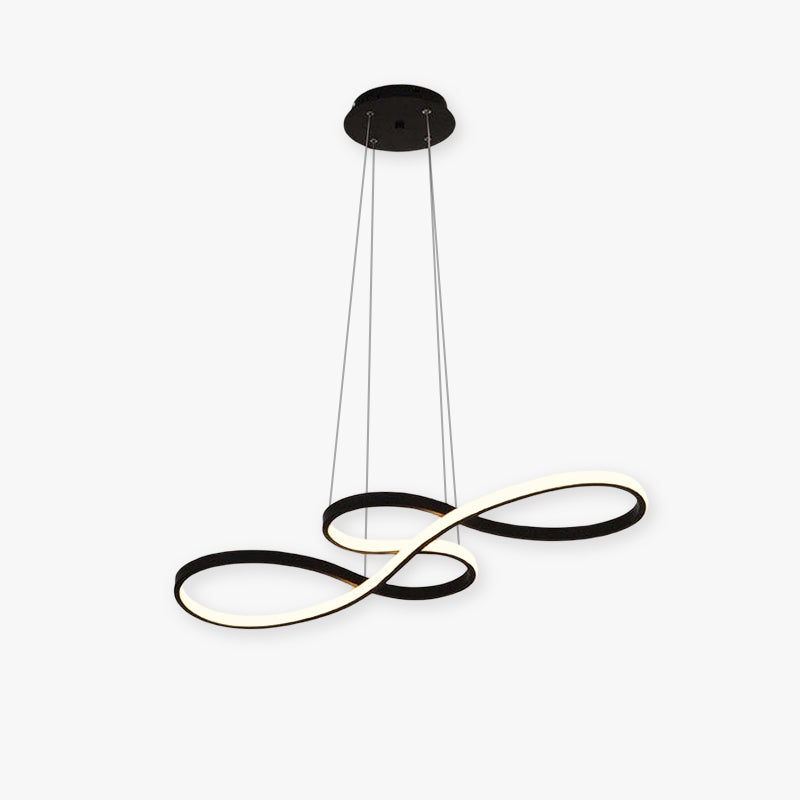 Nerin Musical Note Pendant Light, Black & Gold-Neutral Decor