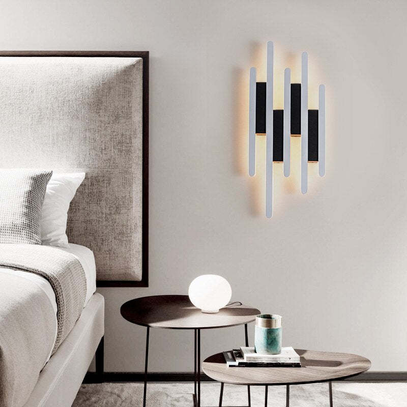 Bubemir Industrial Black & White Wall Lamp, 2 Styles