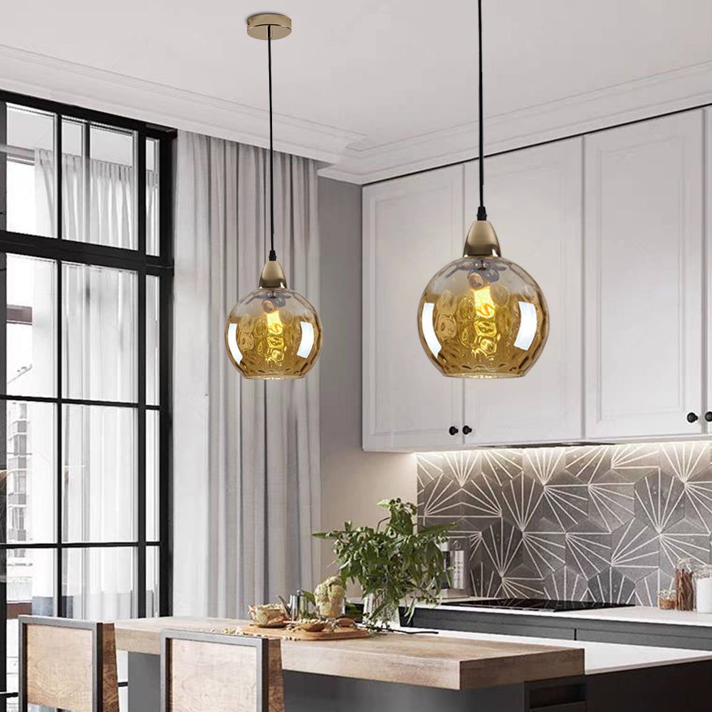 Avo Ripple Glass Pendant Lights-Neutral Decor