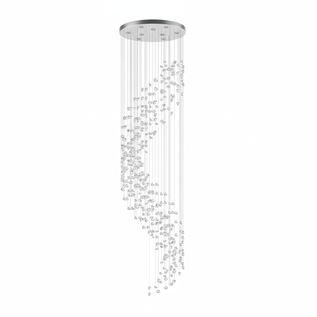 OreStone Grand Quartz  Crystal Customize Chandelier