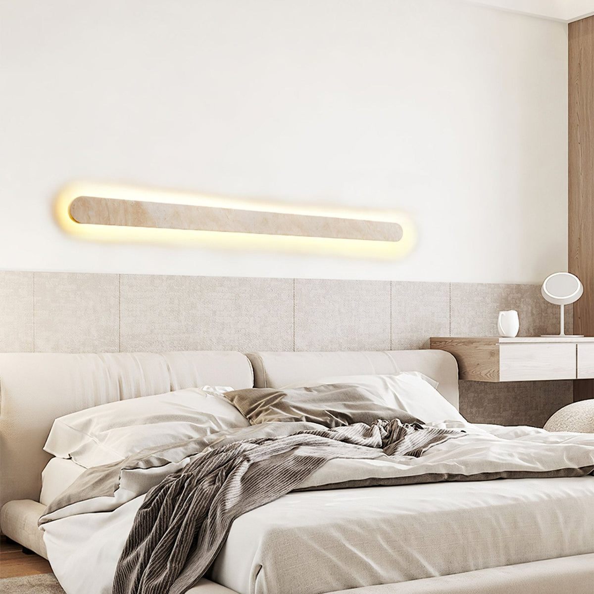 Elraee Travertine Wall Light