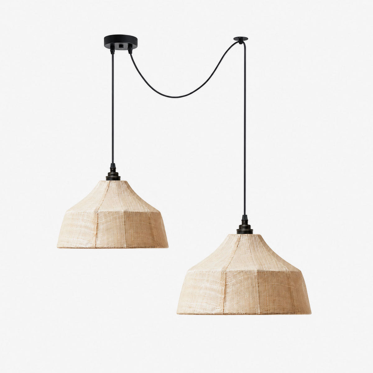 Kirkhurst Woven Fiber Pendant Lamp
