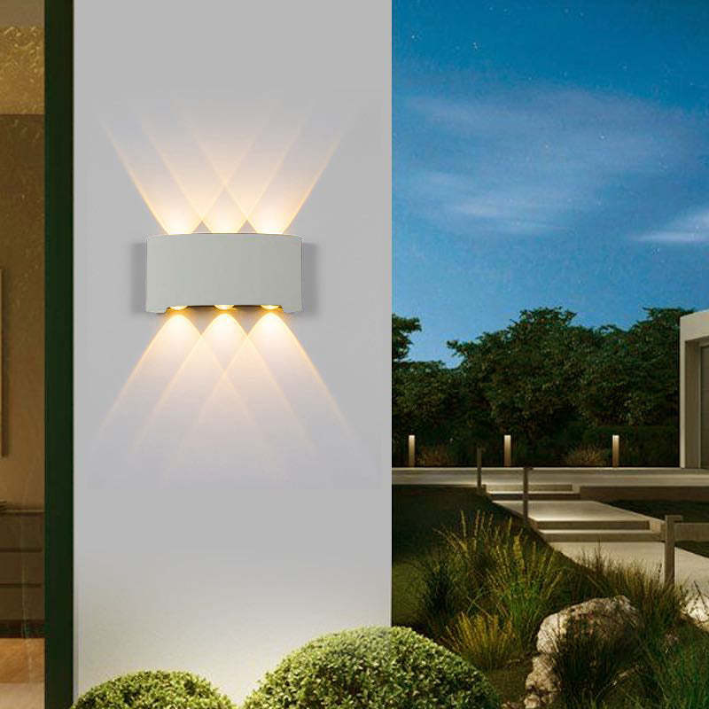 Nirex Wall Lamp Modern Rectangular Outdoor Water-wave-Neutral Decor