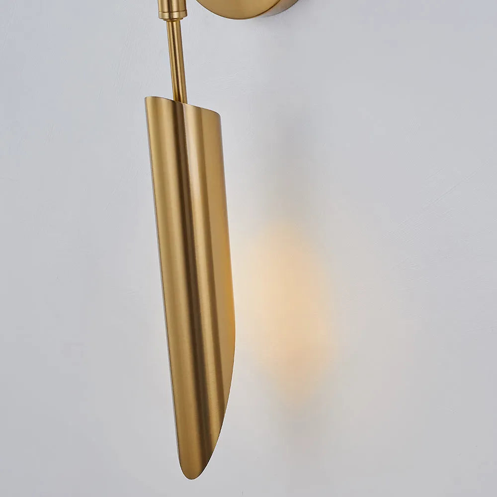 Zorva Wall Lamp Luxury Double-head Golden Scabbard-Neutral Decor