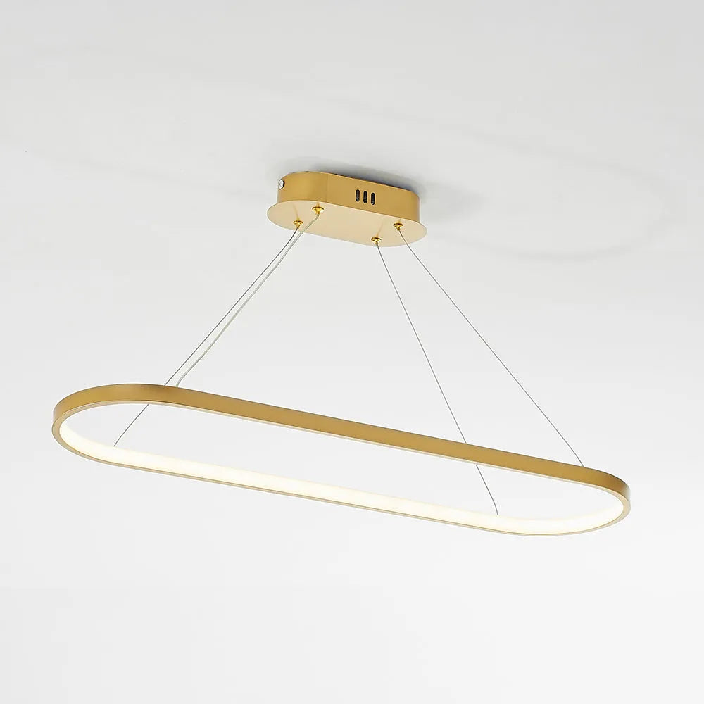 Avenor Minimalist Oval Interior Hanging Pendant Light-Neutral Decor